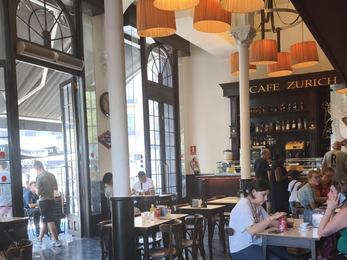 Cafe Zurich in Barcelona